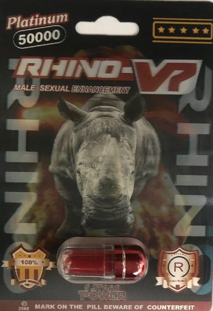 Rhino V Platinum Men Sexual Supplement Enhancement Pill Rhino