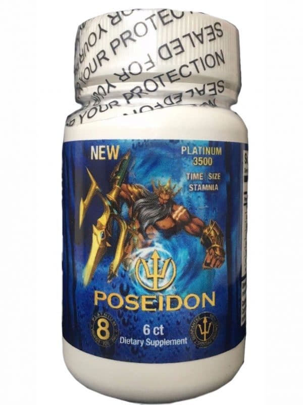 Poseidon 3500 Male Sexual Enhancement Pills Bottle | Rhino ...