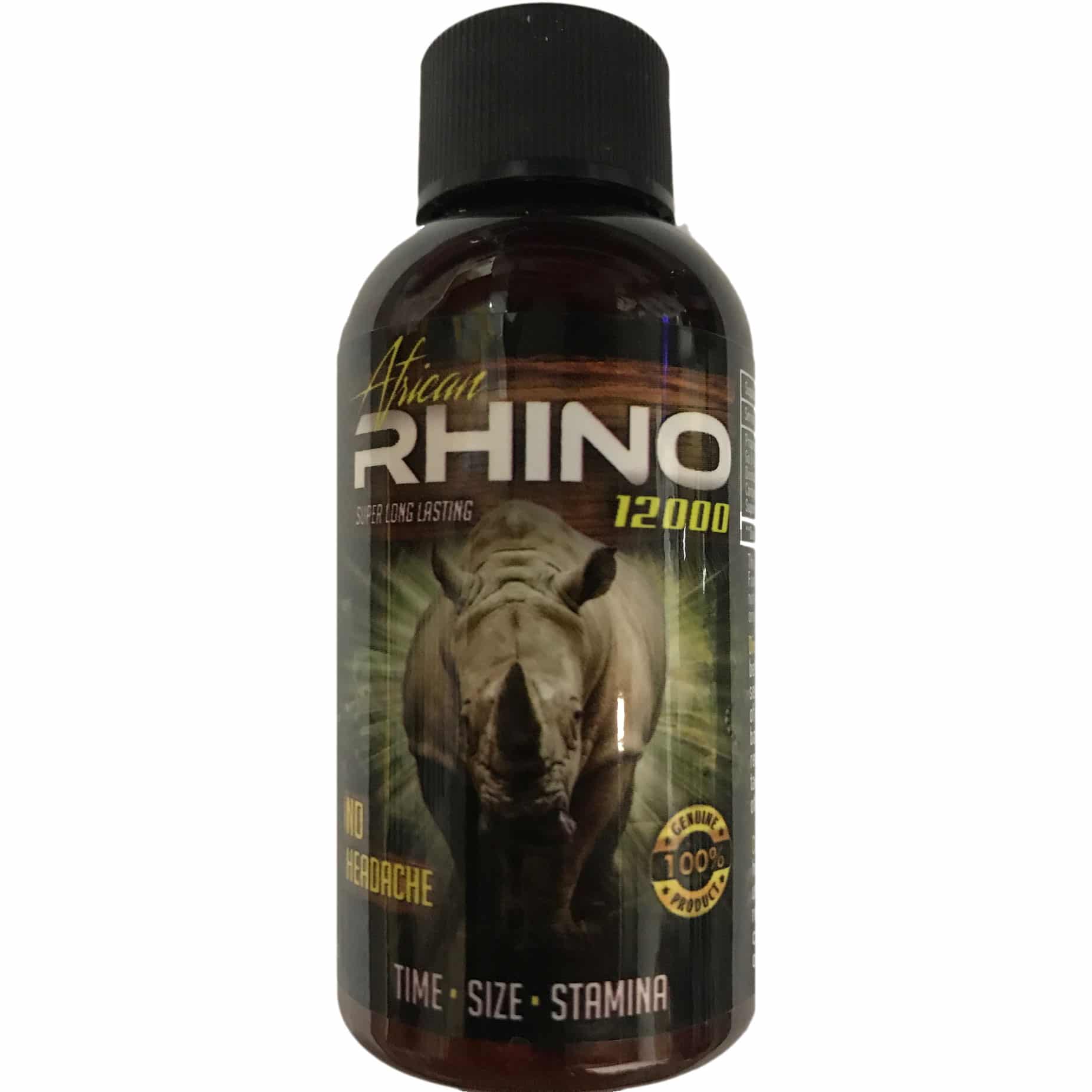 African Rhino Sexual Enhancement Drink Bottle | Rhino Platinum
