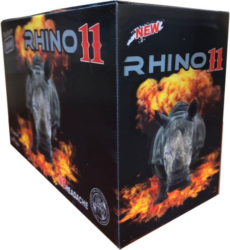 Rhino 11 Male Sexual Enhancement Pill (Box of 30 Pills) - Rhino Platinum 7