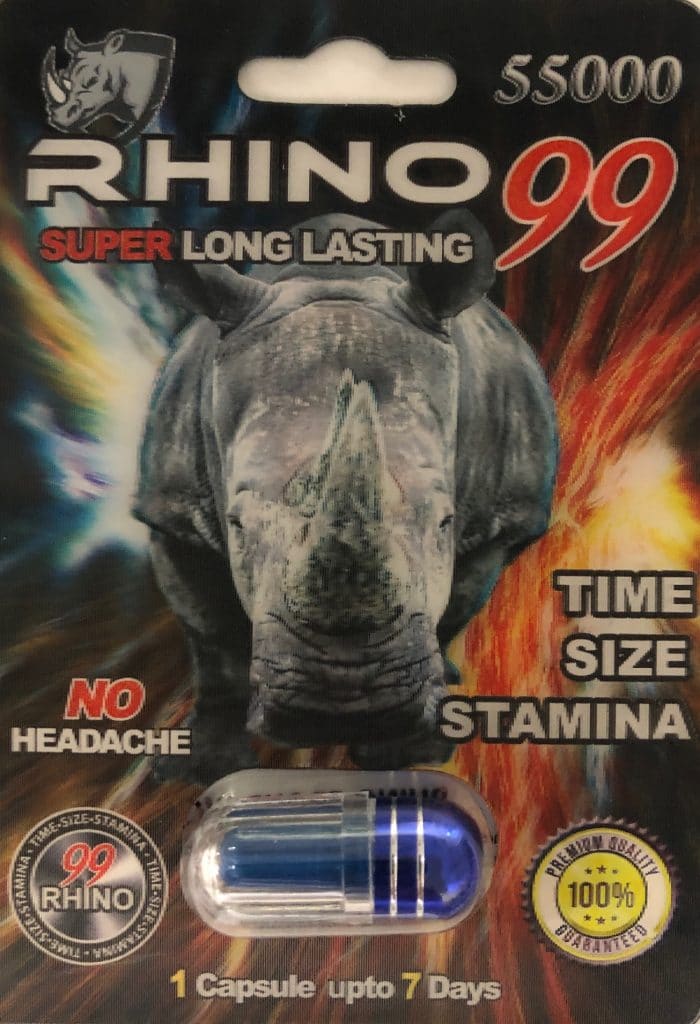 Rhino 99 55000 Extreme Men Sexual Supplement Enhancement Pill - Rhino