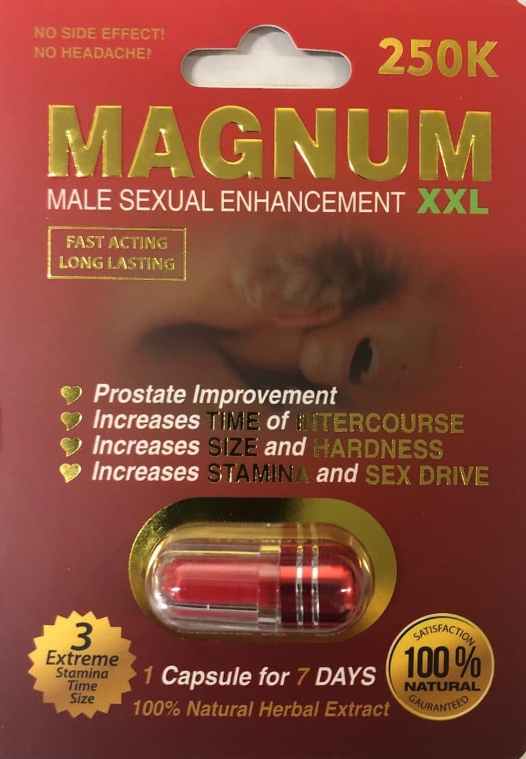 Magnum 250k Red Xxl Sexual Supplement Enhancement Pill Rhino Platinum 7