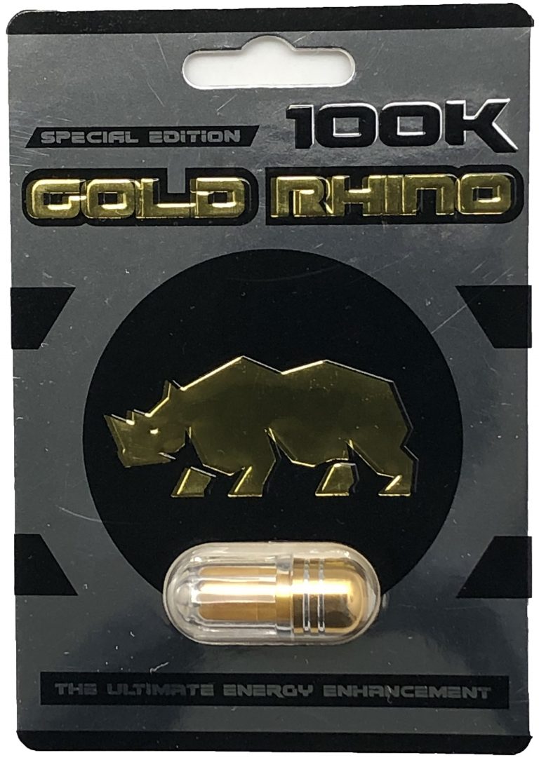 Gold Rhino 100K Male Sexual Enhancement Pill - Rhino Platinum 7