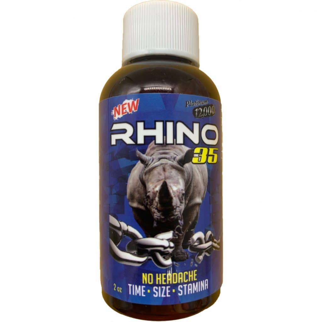 Rhino 35 12000 Sexual Enhancement Drink Bottle - Rhino Platinum 7