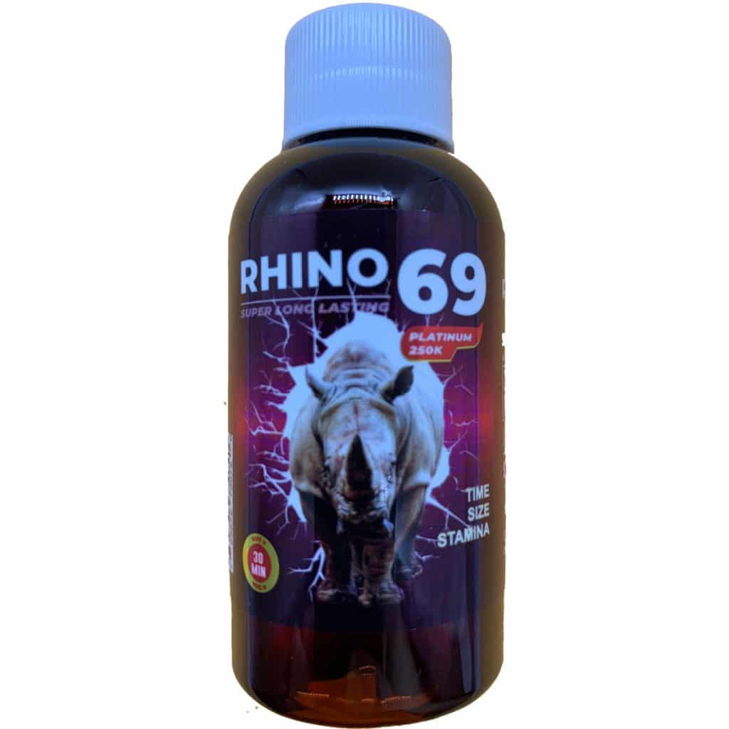 Rhino 69 250K Platinum Sexual Enhancement Drink Bottle - Rhino Platinum 7