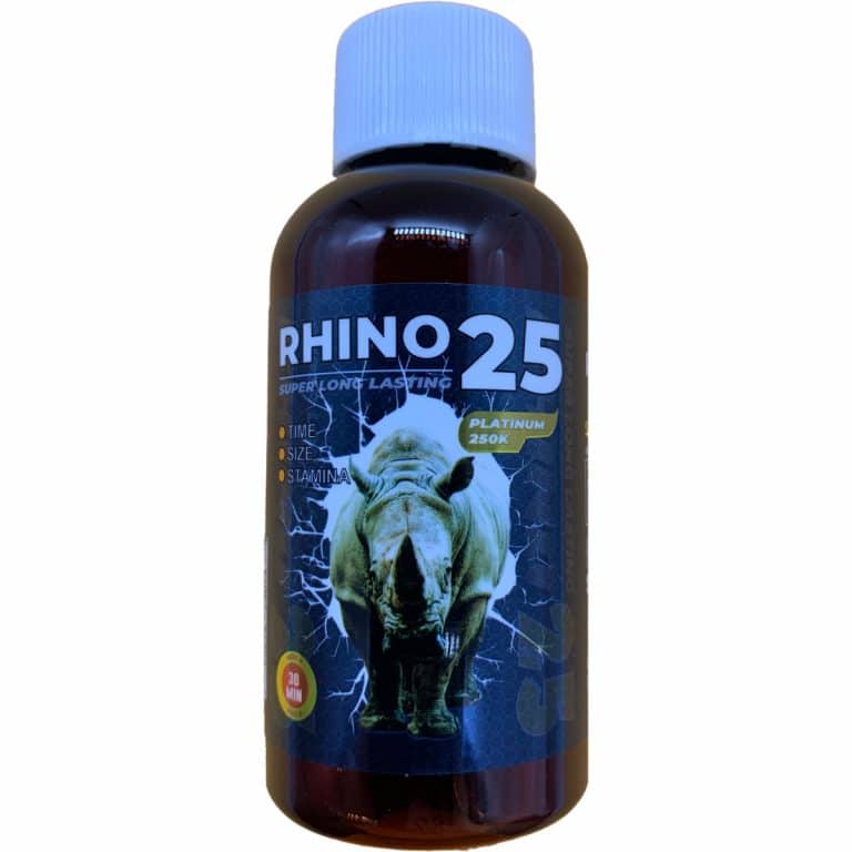 Rhino 25 250K Platinum Sexual Enhancement Drink Bottle - Rhino Platinum 7