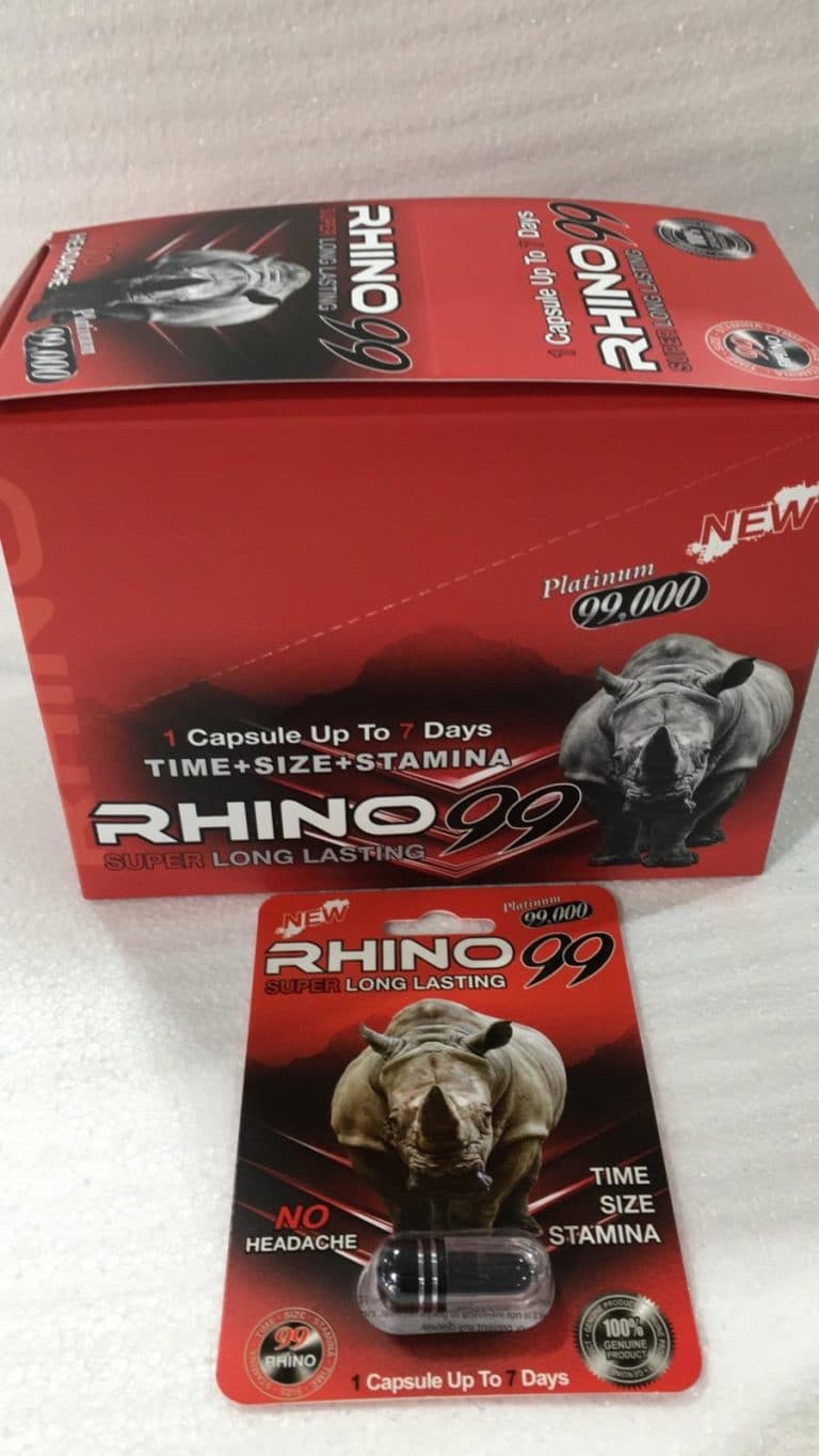 Rhino 99 Platinum Male Super Long Lasting Sexual Enhancement Pill (Box