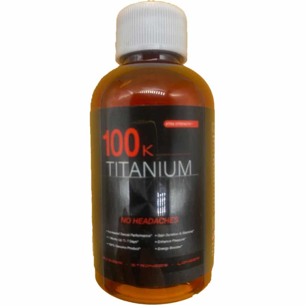 Titanium 100k Sexual Enhancement Drink Bottle - Rhino Platinum 7