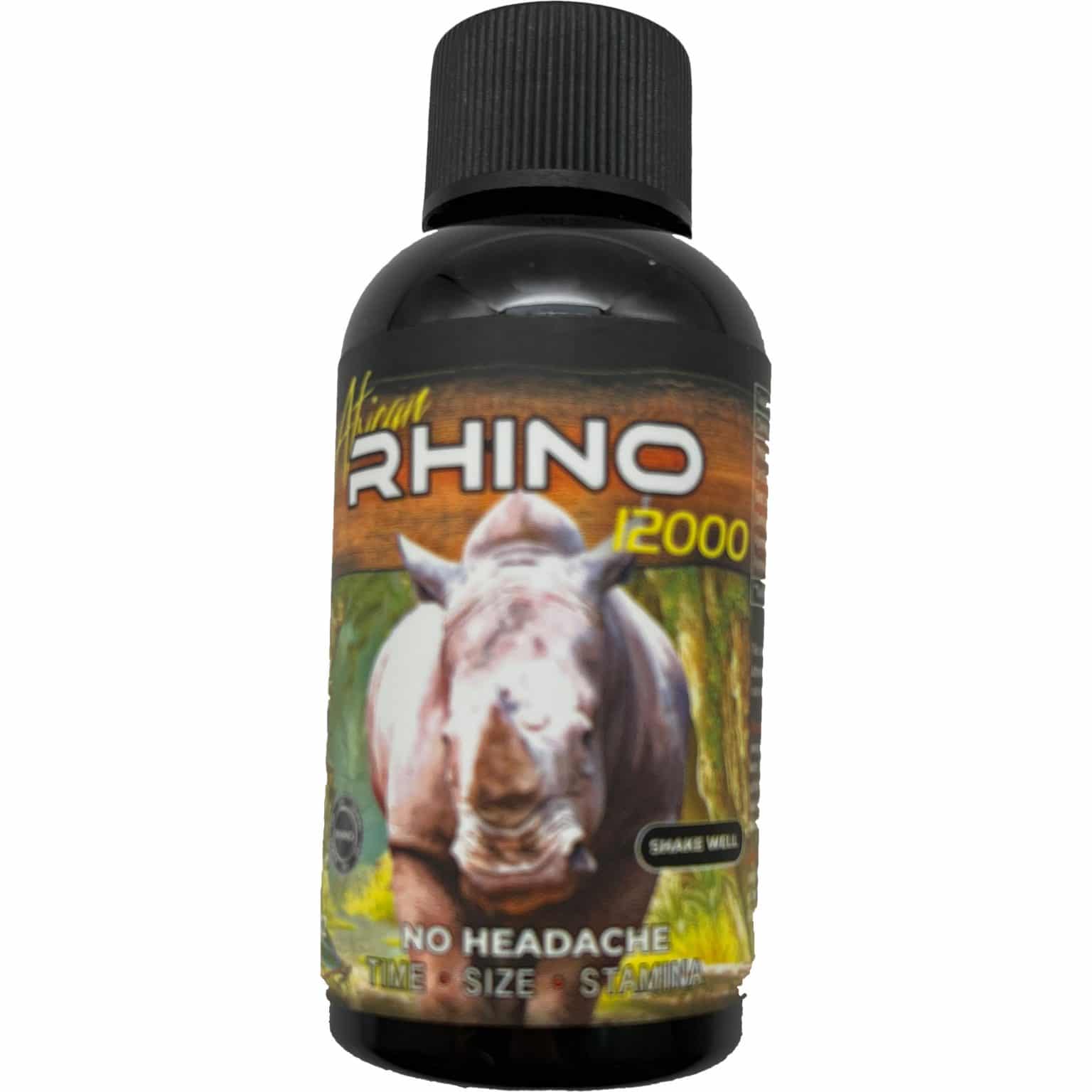 African Rhino 12000 Sexual Enhancement Drink Bottle - Rhino Platinum 7