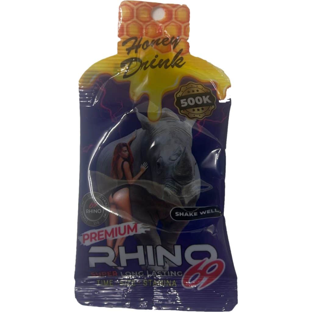 Rhino 69 Premium 500K Sexual Enhancement Honey Drink - Rhino Platinum 7